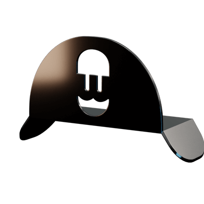 image support de plaque wallbox