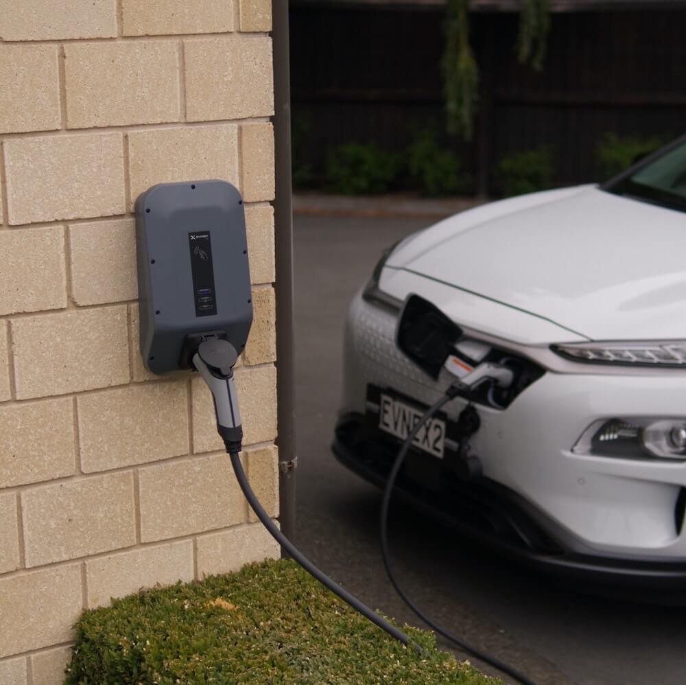 borne de recharge installé chez un particulier